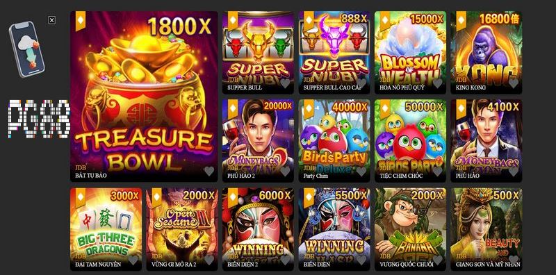 JDB là sảnh game slot hàng đầu trên nhà cái